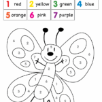 Simple Color By Number Worksheets