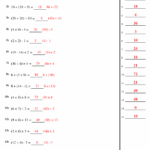 Solving Equations With Parentheses Worksheet Pdf