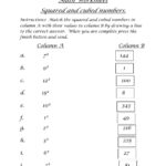 Square And Cube Numbers Interactive Worksheet Number Worksheets