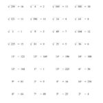 Squares And Square Roots A