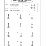 Subtracting Mixed Numbers With Unlike Denominators Worksheets