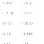 Subtraction Of Negative Fractions