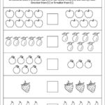 The Worksheet For Counting And Comparing Numbers With Apples Pears