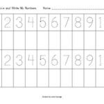 Trace And Write My Numbers 1 10 And 1 20 By Leslie Brown TPT