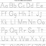 Trace Numbers And Letters Printables