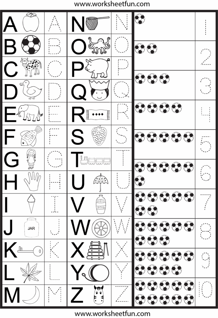 Trace Numbers And Letters Printables