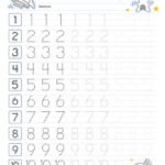 Tracing Numbers 1 To 10 Worksheets