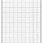 Tracing Numbers 1 To 100 Worksheet