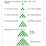 Triangle Numbers 1 Reasoning Problem Solving Maths Worksheets For