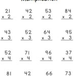Two Digit Multiplication Math Multiplication Worksheets Math Addition