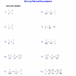 Two Step Equations With Rational Numbers
