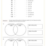 Using Prime Decomposition To Find HCF And LCM A Worksheet Cazoom