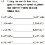 VA SOL 4 1b Comparing Whole Numbers Up To Millions 10 Questions