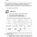 Visualizing Numbers Worksheet