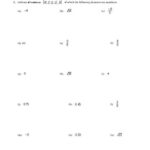 Worksheet Number Sets Natural Integer Rational Irrational Real