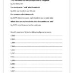 Writing Large Numbers In Words Worksheet Easy Math Worksheets
