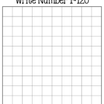 Writing Numbers 1 120 Worksheet Number Chart Writing Practice
