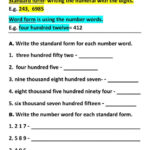 Writing Numbers In Standard Form Worksheets Printable Worksheets