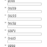 Writing Numbers In Word Form Worksheets